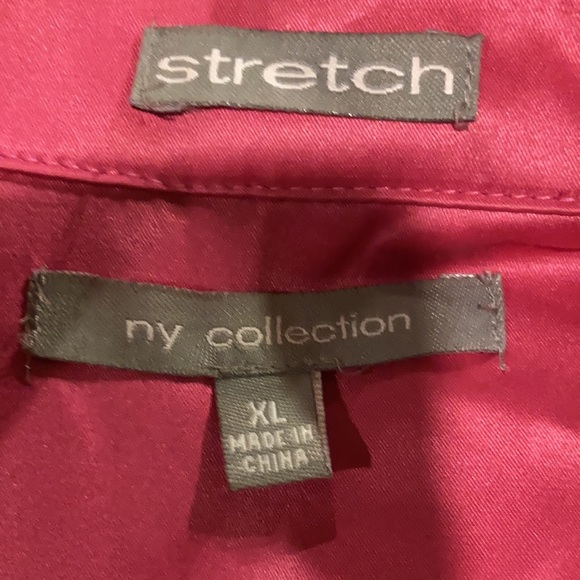 EUC Vintage NY Collection Hot Pink Full Length Button Down Coat Size XL - Picture 12 of 13